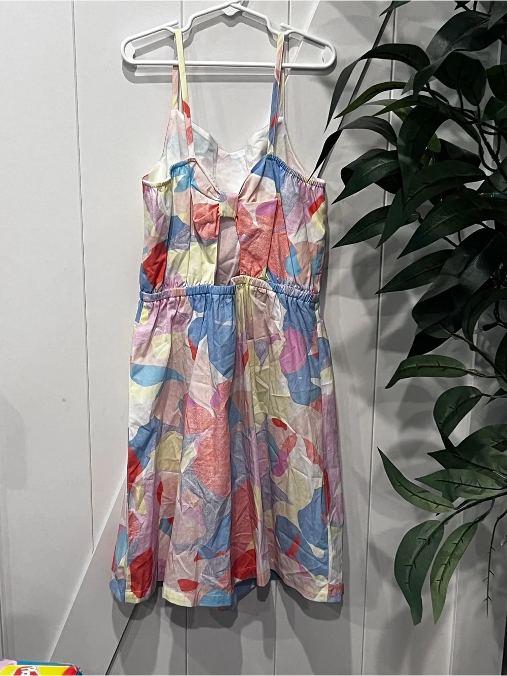 NWT GAP Girls Multicolor Pastel Abstract Print Sundress